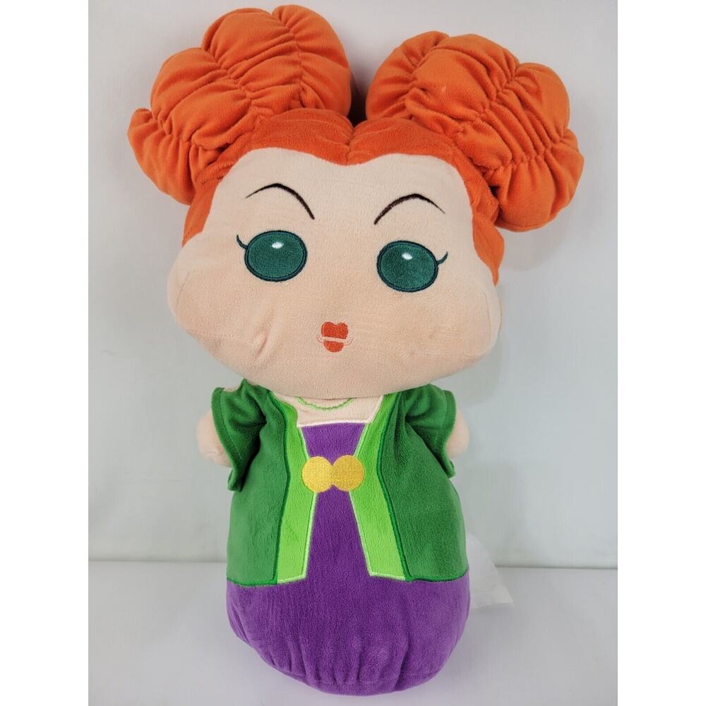Hocus Pocus Plush Winnie Winifred Sanderson 18" Witch Bette Midler Disney Pillow